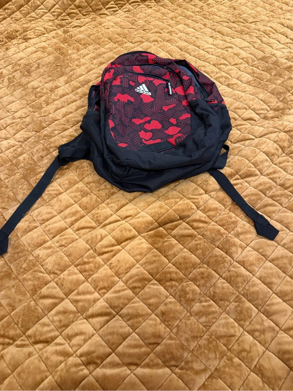 adidas Kids Backpack in Black and Red